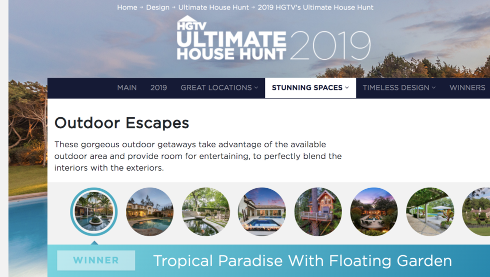 HGTV’s 2019 Ultimate Outdoor Escape Built by Gulfshore Homes