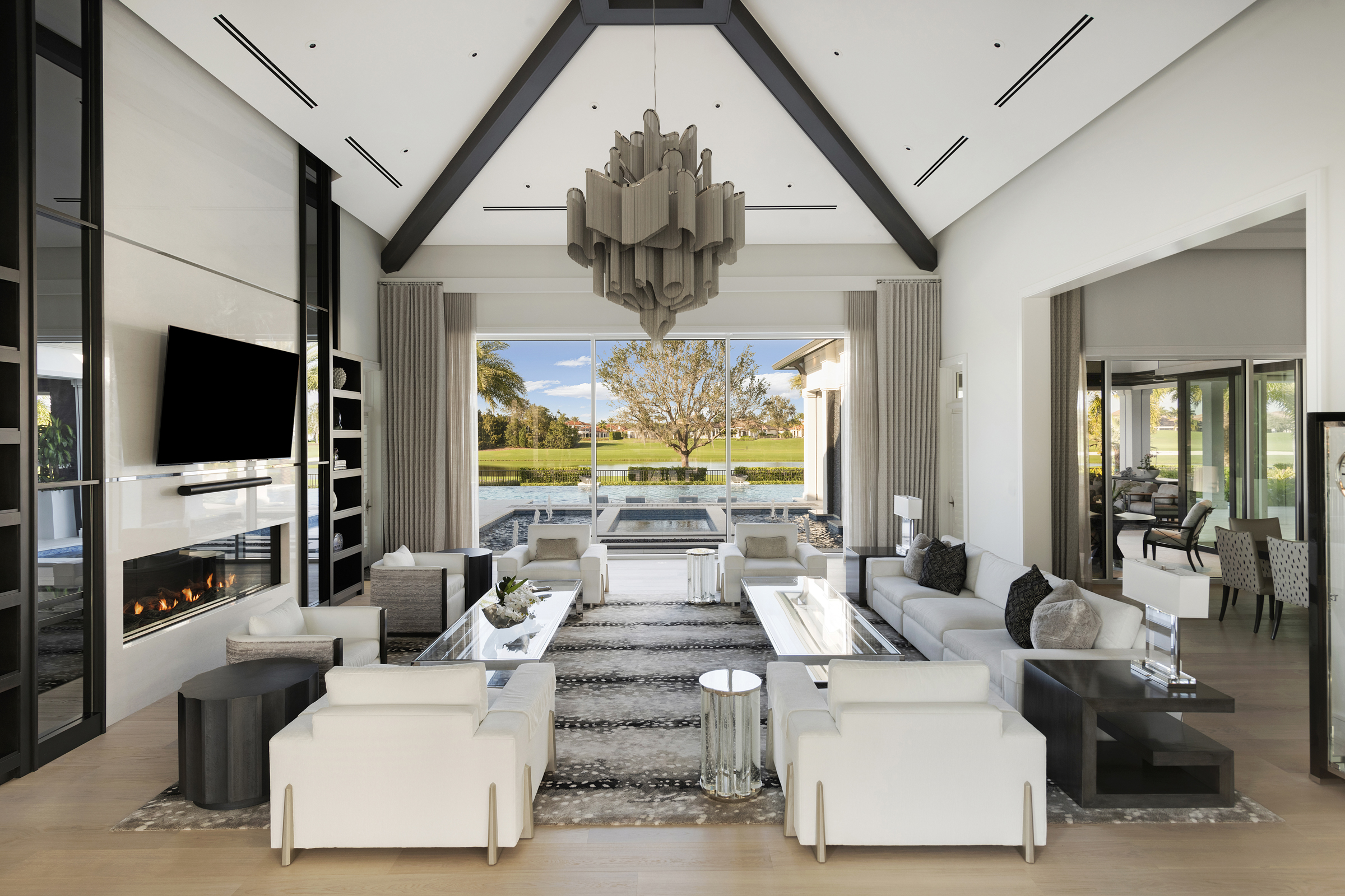 Gulfshore Homes - Talis Park- Modern Coastal Home - Interior