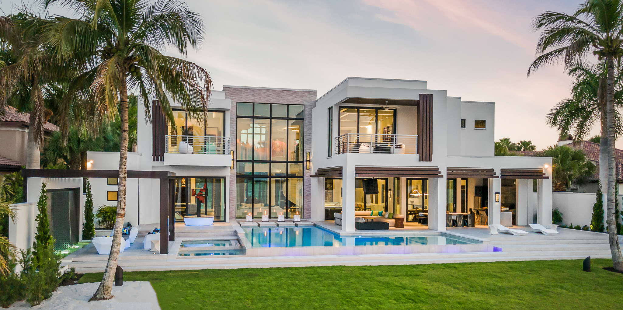 Gulfshore Homes luxury modern home featured in Florida Design