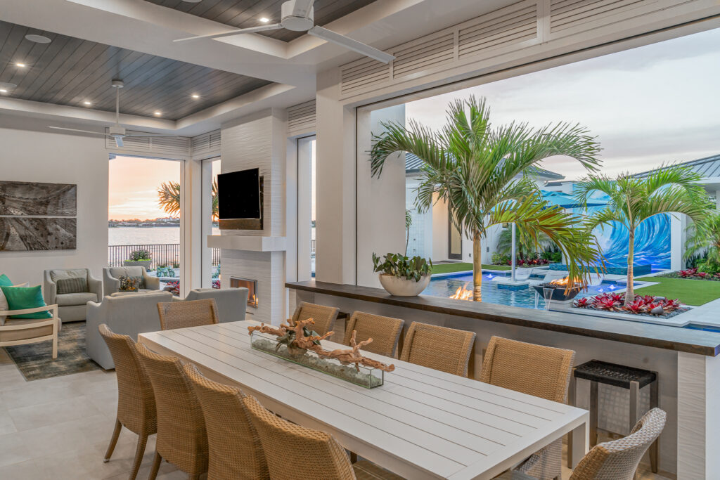 Gulshore Homes - Luxury Custom Home - Waterfront Residence - Miromar Lakes - Florida home