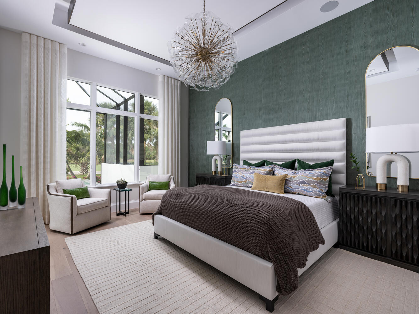 Primary Bedroom of La Reine Model by Gulfshore Homes